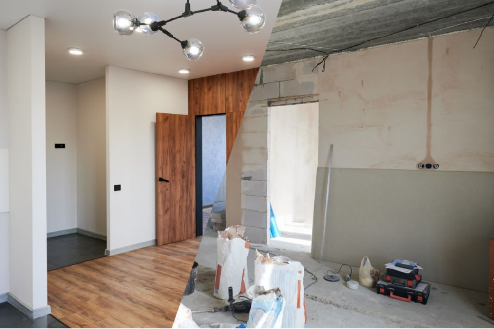 From Bare to Beautiful: A Transitional Interior Renovation Story