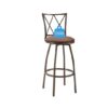 3-Piece Bar Table Set - Retro Brown Chairs for Kitchen & Dining Room