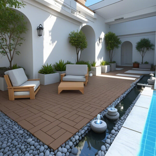 Waterproof, Wear-resistant, DIY Assembly, Garden, Courtyard, Balcony,plastic Flooring