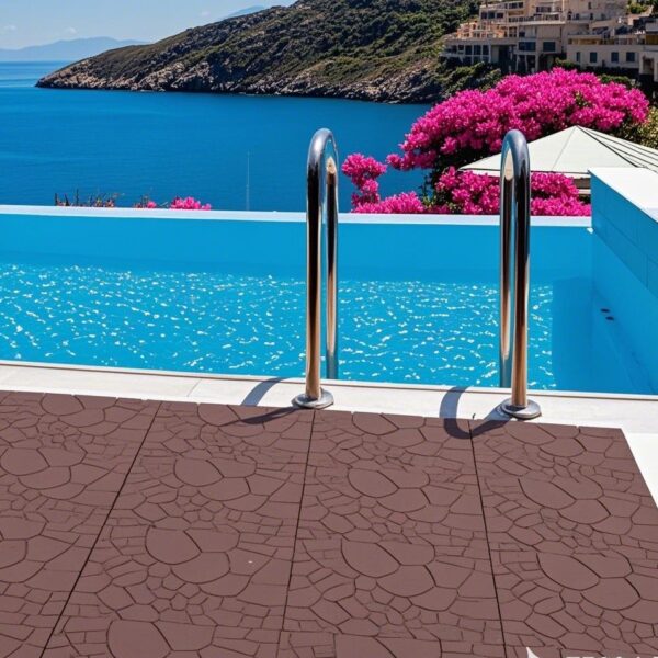 Waterproof, Wear-resistant, DIY Assembly, Garden, Courtyard, Balcony,plastic Flooring