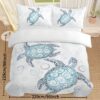 0d03cfb5-b8f2-468e-b906-9df5ae6fc949.jpg Turtle Bed Sets Ocean 3 Piece Turtle Themed Comforter Cover With 2 Pillowcases