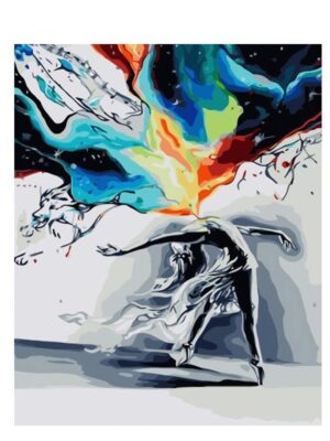 DIY frameless digital oil painting