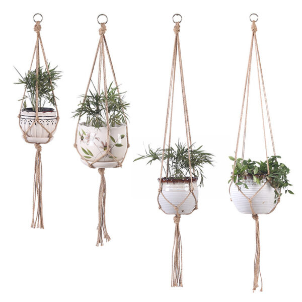 14006054844519.jpg Hand-woven plant hanging basket cotton rope sling basket