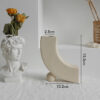 1616650438621.jpg Simplicity Ceramic Vase - Decorative Dry Flower Vase for Home Display