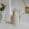 1616650438628.jpg Simplicity Ceramic Vase - Decorative Dry Flower Vase for Home Display