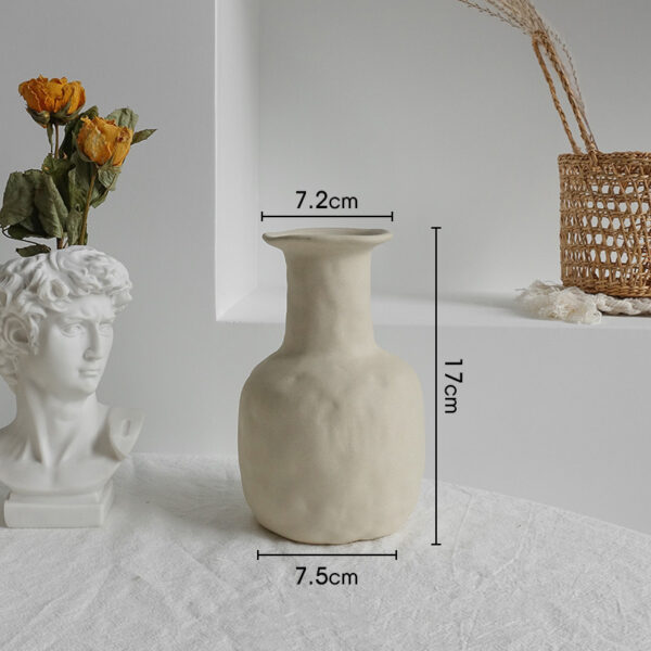 1616650438628.jpg Simplicity Ceramic Vase - Decorative Dry Flower Vase for Home Display