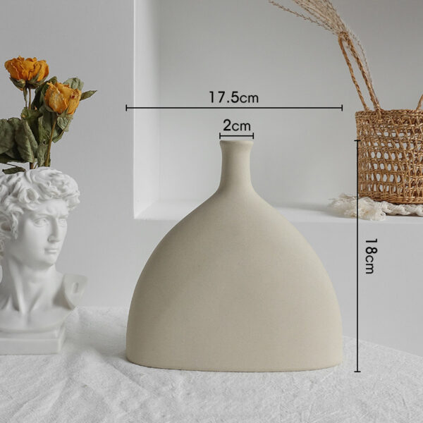 1616650438912.jpg Simplicity Ceramic Vase - Decorative Dry Flower Vase for Home Display