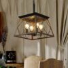 Farmhouse Chandelier 4 Lights Vintage Antique Chandelier Lamps -no Bulbs