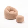 17569a53-633c-474d-ad7d-6bcec763945b.jpg High-Pressure Foam Bean Bag Chair with Footrest Compressed & Padded