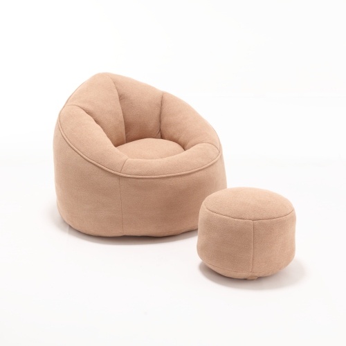 17569a53-633c-474d-ad7d-6bcec763945b.jpg High-Pressure Foam Bean Bag Chair with Footrest Compressed & Padded