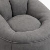 High-Pressure Foam Bean Bag Chair with Footrest Compressed & Padded