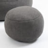 High-Pressure Foam Bean Bag Chair with Footrest Compressed & Padded