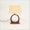 Wooden Base Decorative Table Lamp – 21" for Living Room or Bedroom
