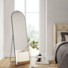 Floor Standing Mirror with Thin Aluminum Frame and Stand