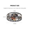 1cae739a-1a54-4844-bda0-17ad6f3f3f87.jpg Low-Profile Cage Ceiling Fan with Light & Remote, 6-Speed Reversible Blades, 5 LED Bulbs