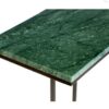 MarbleC Side Table 24", Living Room Table with Metal Frame