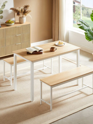 Dining Table Set, Kitchen Table Counter With Chairs