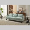 20b886ae-8d31-4d2f-a70d-1178de20bd7b.jpg Light Green 3-Seater Fabric Sofa – USB Ports & Comfy Cushions for Small Spaces