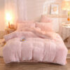 2342995227227.jpg Luxury Plush Fleece Bedding Set, Fluffy Duvet Cover & Pillowcases for Winter Warmth