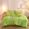 284964024242.jpg Luxury Plush Fleece Bedding Set, Fluffy Duvet Cover & Pillowcases for Winter Warmth