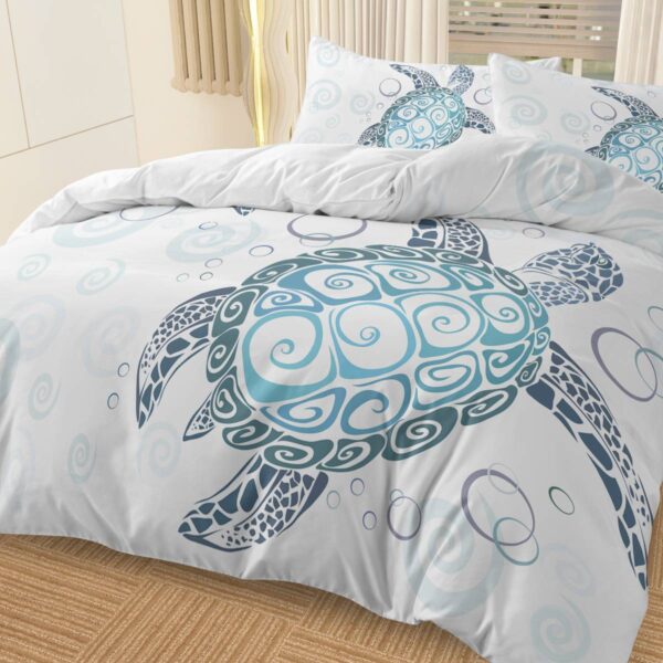 2948c699-5938-453f-9fa5-0e3fb382dd4f.jpg Turtle Bed Sets Ocean 3 Piece Turtle Themed Comforter Cover With 2 Pillowcases