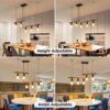 Macgregor 5 - Light Kitchen Island Pendant Light No Bulb