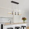 3a006d52-ec6f-485e-8413-7d56a88ad6bd.jpg Javeriah 4 - Light Black Gold Dimmable LED Pendant Light No Bulb