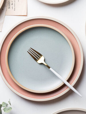 Pure Color Matte Ceramic Plate