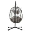 Indoor & Outdoor Hanging Swing Chair with Stand  - Basket Style