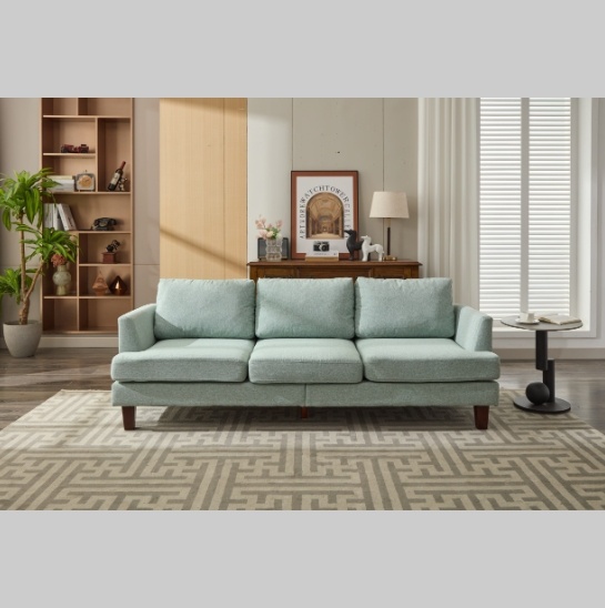44e5b4ba-840d-48c6-855a-5b299a60d662.jpg Light Green 3-Seater Fabric Sofa – USB Ports & Comfy Cushions for Small Spaces