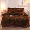 493765503363.jpg Luxury Plush Fleece Bedding Set, Fluffy Duvet Cover & Pillowcases for Winter Warmth