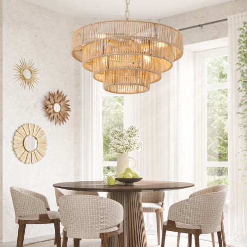 Bohemian Woven Chandelier