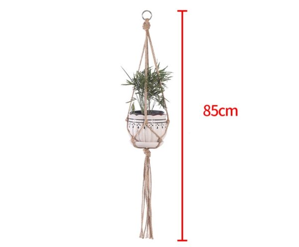 609739304337.jpg Hand-woven plant hanging basket cotton rope sling basket