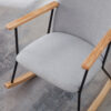 Modern Upholstered Rocking Chair – Comfy Side Chair for Any Room