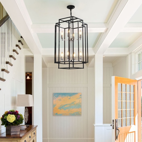 65699904-79be-4068-8d37-1c4b9221565b.jpg 8 Lantern Tiered Chandeliers, Industrial Farmhouse Chandeliers