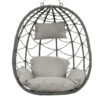Indoor & Outdoor Hanging Swing Chair with Stand  - Basket Style