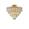 6bd70f6e-9d4a-4be4-a5c3-5f8cd0a5b0a8.jpg Golden 5-Layer Crystal Chandelier – Luxury Semi-Recessed Ceiling Light