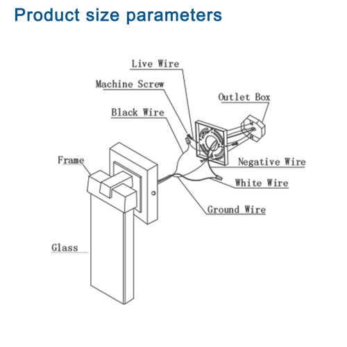 7511389f-1043-4bcf-b864-fa0ef4503cf9.jpg 2-Pack Outdoor Waterproof LED Crystal Wall Lights - Transparent Fixture, Multi-Bulb Compatible