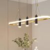 779a7ab7-ff3d-4e5c-8940-0de2c7fc4c88.jpg Javeriah 4 - Light Black Gold Dimmable LED Pendant Light No Bulb