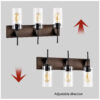 77a28fff-9d68-4a29-80ec-e524e5d57b8a.jpg DOMETOUR 3-Light Black & Wood Vanity Light – Modern Glass Shade Bathroom Fixture