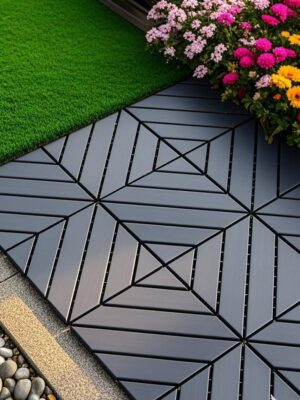 Waterproof, Wear-resistant, DIY Assembly, Garden, Courtyard, Balcony,plastic Flooring