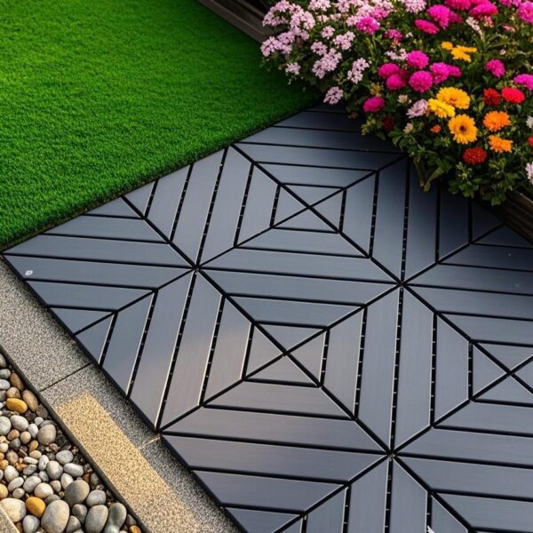 Waterproof, Wear-resistant, DIY Assembly, Garden, Courtyard, Balcony,plastic Flooring
