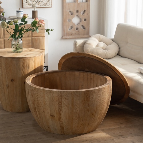 7bd0dde0-e72f-4112-afef-94fa95f257a8.jpg Vintage Style Bucket Shaped Coffee Table Set For Office, Dining Room And Living Room