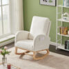 83c46229-2c46-44cd-a81c-05f9d5b97a82.jpg JA505 Beige Velvet Rocking Chair with Side Organizer