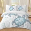 86de29d5-6a16-49bc-97c4-b12e9ac5394b.jpg Turtle Bed Sets Ocean 3 Piece Turtle Themed Comforter Cover With 2 Pillowcases
