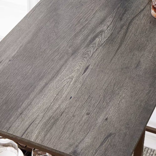 3-Piece Bar Table Set - Retro Brown Chairs for Kitchen & Dining Room