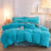 884148061628.jpg Luxury Plush Fleece Bedding Set, Fluffy Duvet Cover & Pillowcases for Winter Warmth