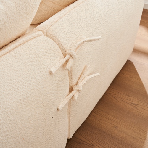 Oversized L-Shape 3-Seater Sofa with Chaise - Deep Seat Sleeper Sectional (Left-Facing)