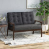 2-Person Sofa - Compact Loveseat for Living Room or Bedroom