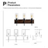 99209f8f-de7f-44fd-9c08-be86b5e29c86.jpg DOMETOUR 3-Light Black & Wood Vanity Light – Modern Glass Shade Bathroom Fixture